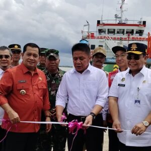 Resmi! Angkutan Penyebrangan Lintas Sri Menanti – Karang Baru Beroperasi