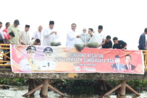 Bupati Banyuasin Launching Penyelamatan Sumbardaya Ikan