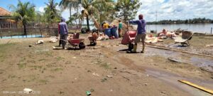 Manfaat Dana Desa,Pemdes Pagar Bulan Bagun Infrastruktur Jalan Poros