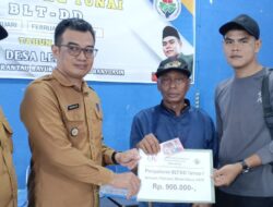 72 KPM Desa Lebung Terima Bantuan Langsung Tunai Dana Desa Tahap 1 Anggaran 2025