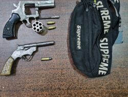 Diamankan Saat Bertugas! Security PT SMS Tertangkap Bawa Senjata Api Rakitan di Perkebunan Banyuasin