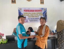 Pemdes Tanjung Beringin Bagikan Insentif Kepada Sejumlah Kader Posyandu,Guru PAUD,Guru TK/TPA dan Marbot