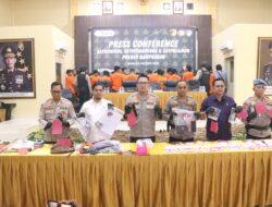 Polres Banyuasin Berhasil Ungkap 34 Kasus Kejahatan Yang Terjadi Pada Bulan September dan Oktober 2025