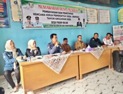 Pemdes Pagar Bulan Melakukan MUSDES Penetapan RKPDES Tahun Anggaran 2026