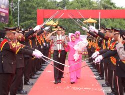 Pergantian Kapolres Banyuasin Berlangsung Khidmat dalam Farewell Parade