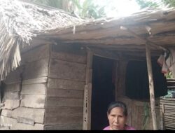 Tingal di Gubuk Tua,Cik Isa Warga Desa Tebing Abang Luput Dari Perhatian Pemdes