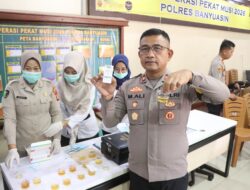 Komitmen Bersih Narkoba, Kapolres Banyuasin dan Jajaran Pimpinan Jalani Tes Urine