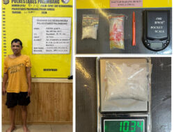 Sabu 10,34 Gram Masih Digenggam Saat Digerebek