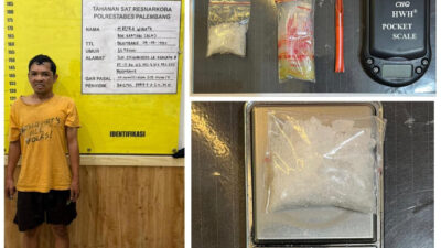Sabu 10,34 Gram Masih Digenggam Saat Digerebek