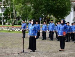 Sambut Ramadan 1447 H, Wakil Bupati Banyuasin Pimpin Apel Gabungan