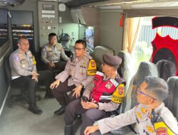 Polda Sumsel Turunkan Mobile Command Center ke Betung, Teknologi Drone Kendalikan Arus Mudik Jalintim
