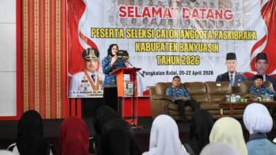 552 Peserta Ikuti Seleksi Calon Paskibraka Banyuasin 2026