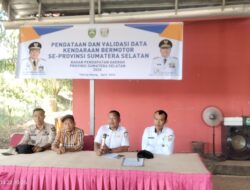 Pemerintah Kecamatan Rantau Bayur Melaksanakan Validasi Data Kendaraan Bermotor