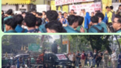 Mahasiswa Goncang DPRD Riau, Tolak MBG, Buruh Menjerit dan Guru Honor Makin Tercekik