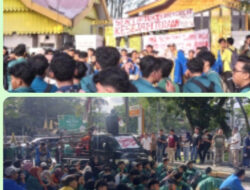 Mahasiswa Goncang DPRD Riau, Tolak MBG, Buruh Menjerit dan Guru Honor Makin Tercekik