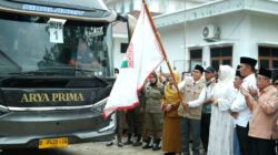Wabub Netta Titip Pesan Untuk Jaga Kesehatan dan Raih Haji Mabrur Saat Pemkab Banyuasin Lepas 175 Calon Jemaah Haji 2026