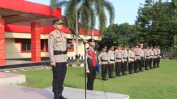 Apel Pagi Senin, Kapolres Banyuasin Tekankan Kedisiplinan dan Pelayanan Humanis