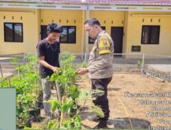 Bhabinkamtibmas Polsek Rantau Bayur Gerakkan Warga Desa Talang Kemang Dukung Program Swasembada Pangan