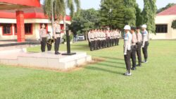 Polres Banyuasin Laksanakan Upacara PTDH Dua Personel sebagai Bentuk Penegakan Disiplin