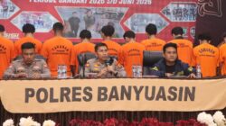 Polres Banyuasin Capaiankan Pengungkapan Kasus Periode Januari–Juni 2026