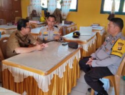 Demi Keselamatan Pelajar Polsek Rantau Bayur Buat Zebra Cross