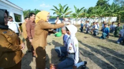 Persiapan Jelang HUT Ke-81 RI, Wabup Netta Pimpin Upacara Pelatihan Paskibraka Tahun 2026