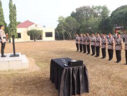 Gelar Upacara Sertijab Sejumlah Pejabat Utama,Kapolres Banyuasin Tekankan Profesionalitas dan Pengabdian