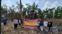 Buka Lahan dengan Cara Dibakar, Api Merambat hingga 6 Hektare, Seorang Pria Diamankan Polres Banyuasin