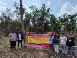 Buka Lahan dengan Cara Dibakar, Api Merambat hingga 6 Hektare, Seorang Pria Diamankan Polres Banyuasin