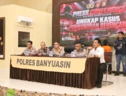 Polres Banyuasin Gelar Press Conference, Ungkap Kasus Pembunuhan Dua Perempuan Setelah Lima Tahun