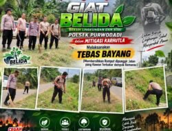 Tekan Risiko Karhutla, Polsek Purwodadi Polres Musi Rawas Gelar Program Belida Dan Tebas Bayang
