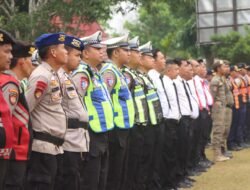 Polres Banyuasin Gelar Apel Pasukan Operasi Patuh Musi 2026